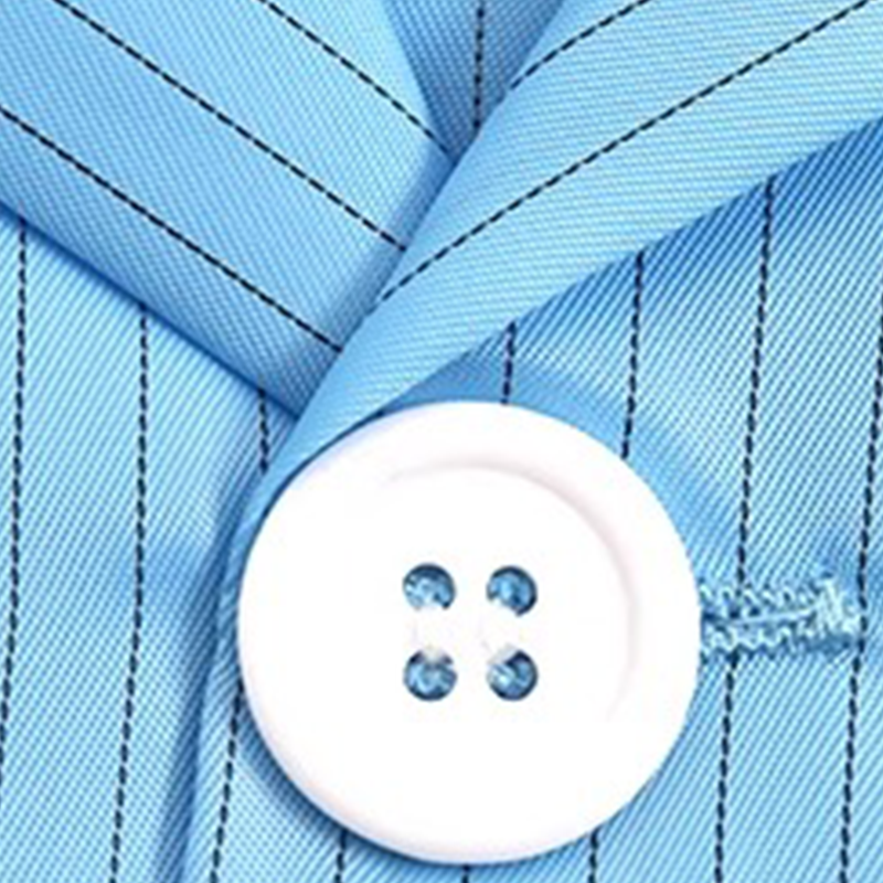 Lapel Button Dust-free Anti-static Coat Without Hat